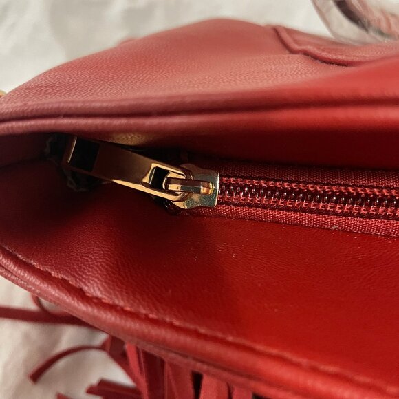 NWT MFK Womens L Satchel Bag Purse Western Fringe Concealed Carry Shoulder Strap - Picture 15 of 16